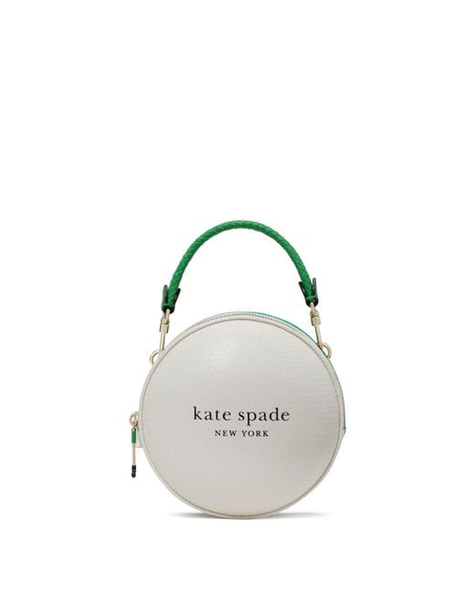 Kate Spade Metallic Tee Time Textured Leather 3d Golf Ball Crossbody