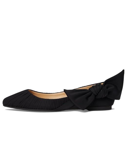 Badgley Mischka Black Valyn Slippers, Silk