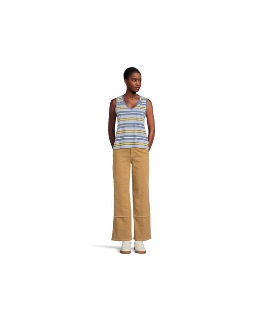 Toad&Co Black Grom V Neck Tank Top Clothing, Cotton