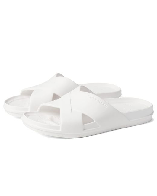 Cole Haan Rubber Findra Pool Slide in White | Lyst