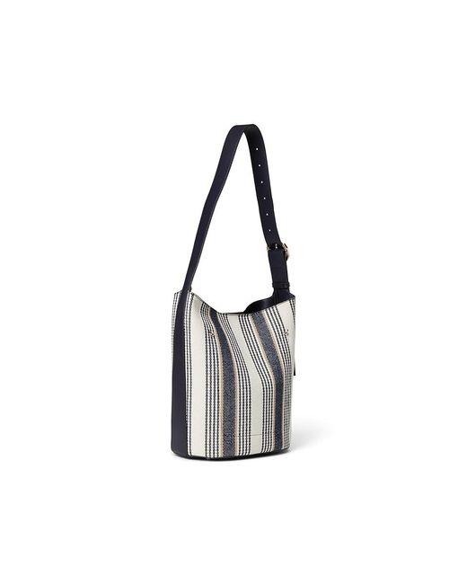 Guess Black Nicolette Large Bucket Shoulder Bag Handbags, Cotton/Polyester/Polyurethane