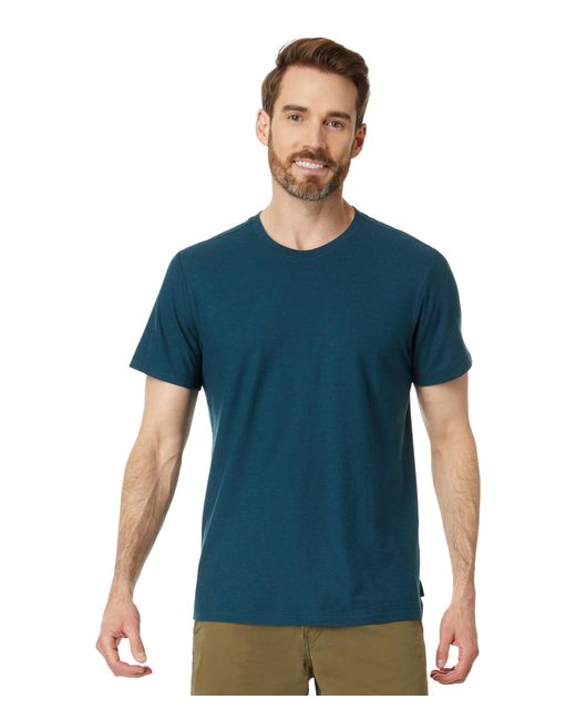 Smartwool Blue Perfect Crew Short Sleeve Tee for men