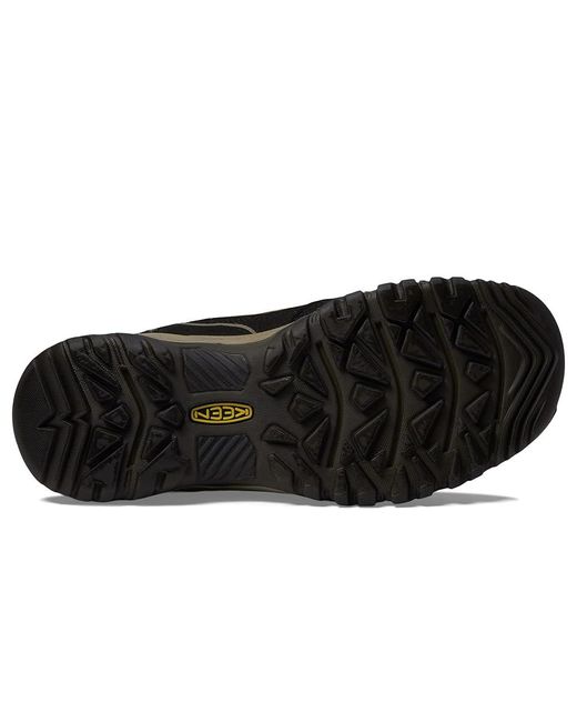 Keen Black Targhee 4 Vent Durable Breathable (Alloy/Granite) Climbing Shoes
