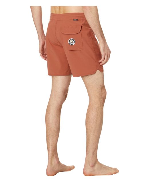 Vissla Orange Short Sets 16.5 Boardshorts for men
