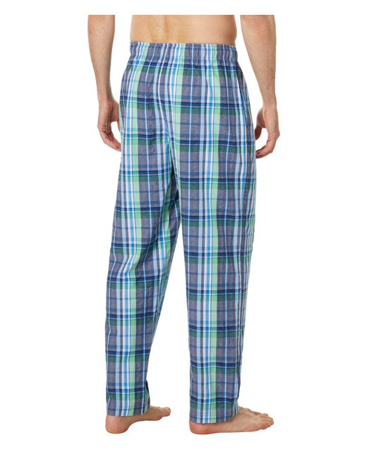 Tommy Bahama Blue Cotton Seersucker Pants for men