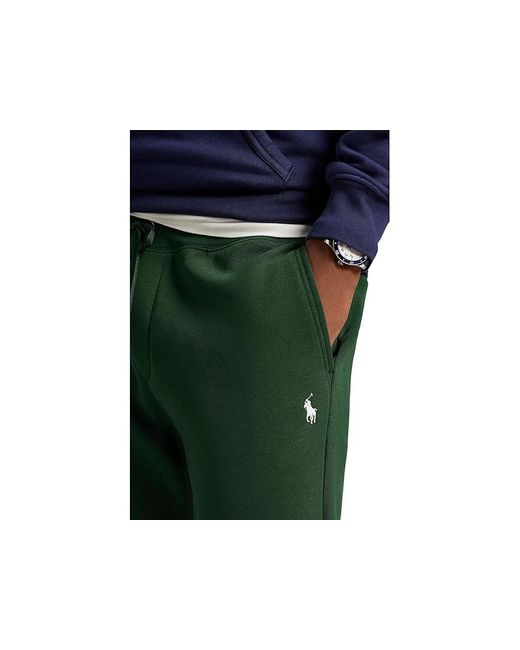 Polo Ralph Lauren Black Double-Knit Jogger Pants Casual Pants, Cotton/Polyester for men