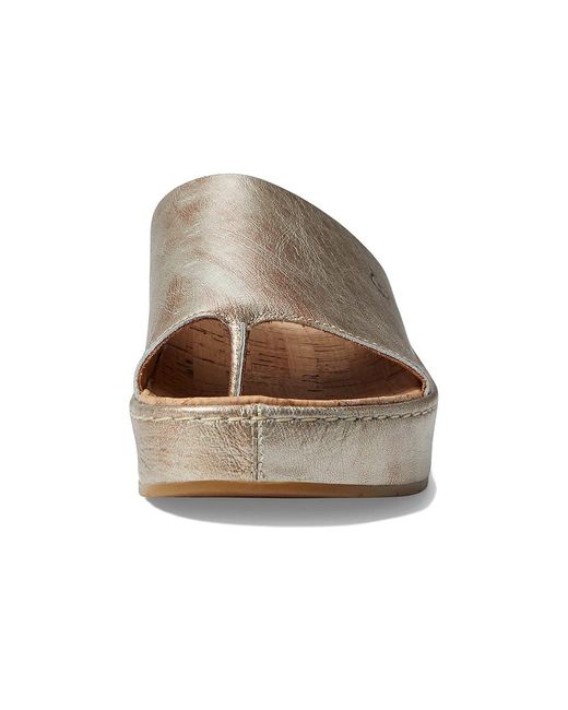 Born Metallic Sharr (Light Panna Cotta) Sandals