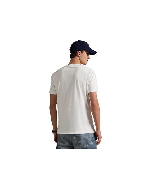 Polo Ralph Lauren Black Classic Fit Logo Jersey T-Shirt Clothing, Cotton for men