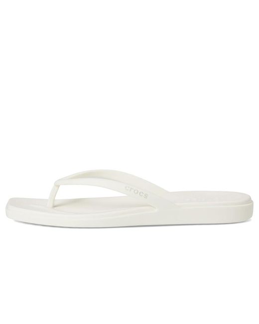 CROCSTM White Miami Flip Flops Sandals, Synthetic