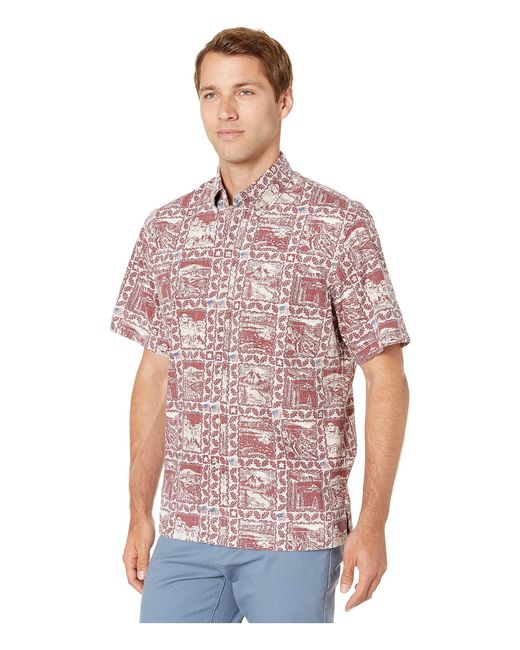 Reyn Spooner Cotton Summer Commemorative Classic Fit in Red for Men - Lyst