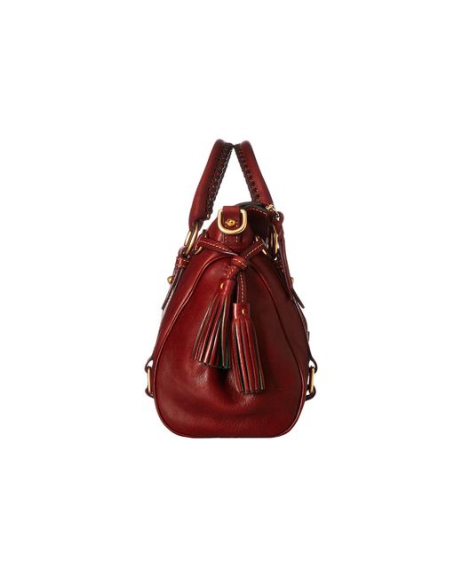 Dooney & Bourke Florentine Saddle Bag (natural/self Trim) Handbags