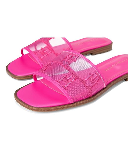 Tommy Hilfiger Pink Tesia Sandals, Synthetic