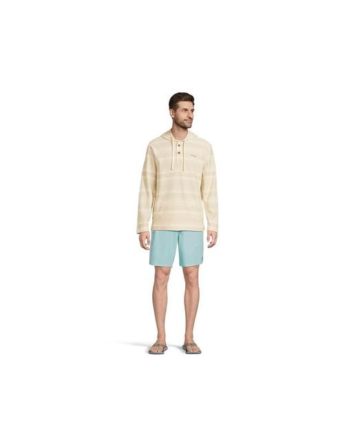 O'neill Sportswear White Bavaro Stripe Pullover Sweatshirt Sweatshirt, Cotton/Polyester for men