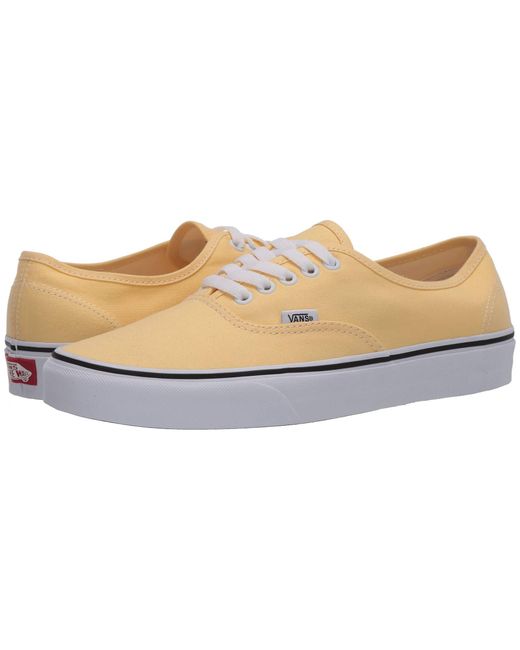 Vans Authentictm in Yellow Lyst