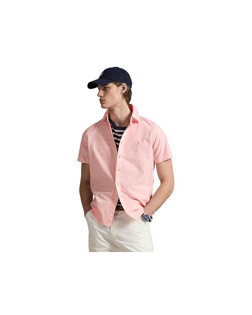 Polo Ralph Lauren Pink Classic Fit Oxford Shirt Clothing for men
