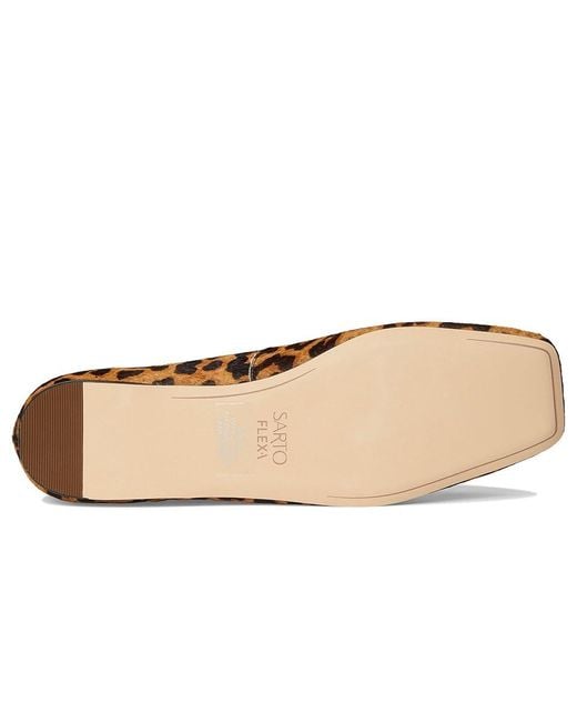 Franco Sarto Black Flexa Amaya Ballet Flat Shoes, Leather/Rubber