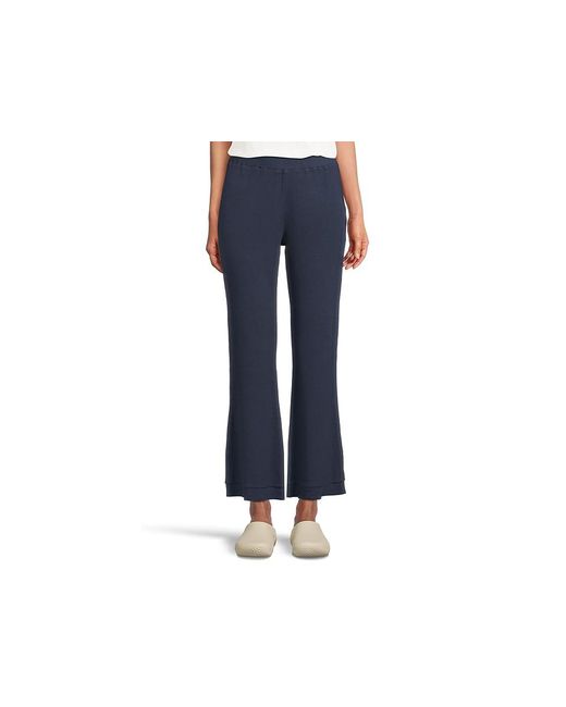 Mod-o-doc Black Thermal Long Slouch Pants Casual Pants Xs, Polyester/Rayon/Spandex
