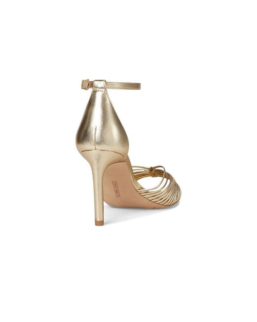 Vince Camuto Metallic Blaine Strappy Band High Heel Sandals Sandals, Rubber/Synthetic