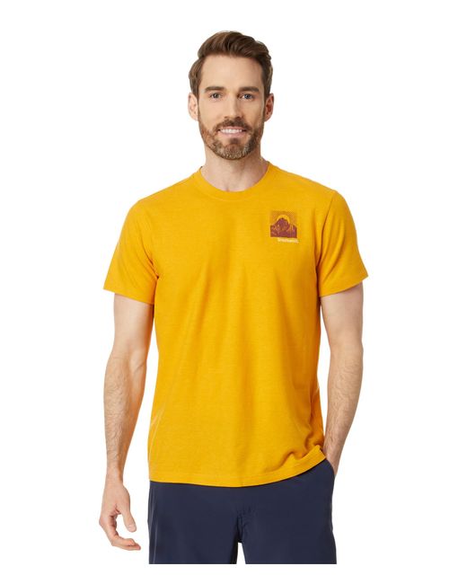 Smartwool Yellow Forest Finds Graphic Short Sleeve Tee