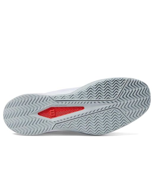 Wilson White Rush Pro Lite (/Pearl/Monument) Tennis Shoes for men