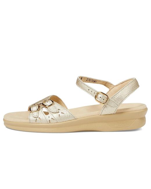 SAS Metallic Duo Comfort Sandal ( Linen) Shoes