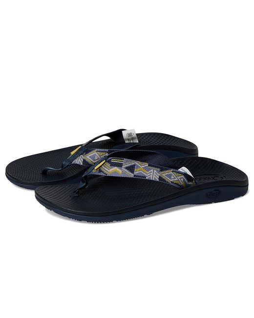 Chaco Blue Classic Flip Shoes 7 D for men