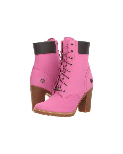 Timberland Leather 6" Glancy Boot - Susan G. Komen in Pink | Lyst
