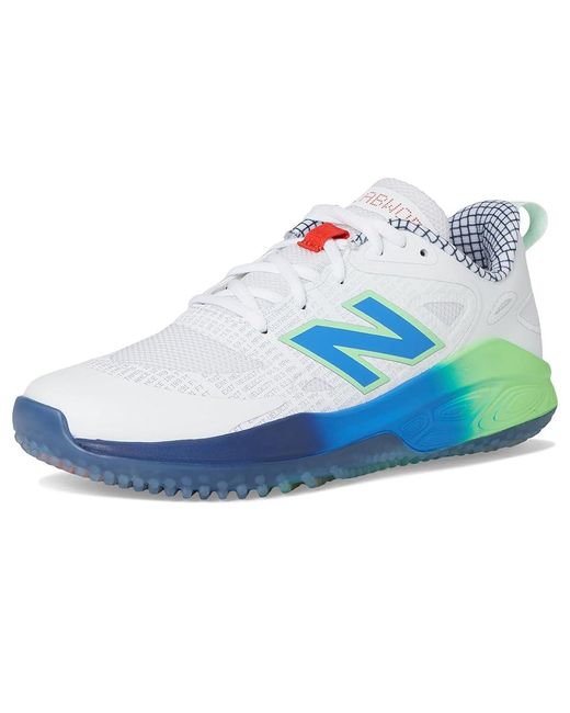 New Balance Blue Fresh Foam Velo V4 Turf-Trainer Shoes/Bright Lapis 9 B