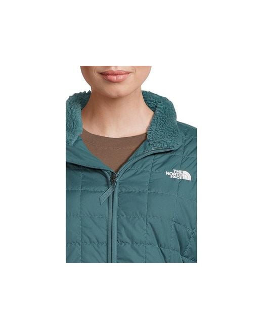 The North Face Blue Junction Insulated Jacket Coat, Fleece/Nylon