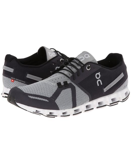 On Gray Cloud (black/slate) Men's Running Shoes for men