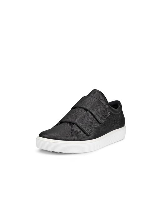 Ecco Black Soft 60 Two Strap Premium Sneaker