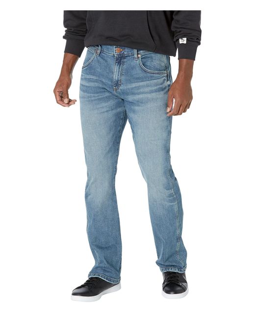 Wrangler Denim Retro Green Jeans Slim Boot In Valley for Men | Lyst