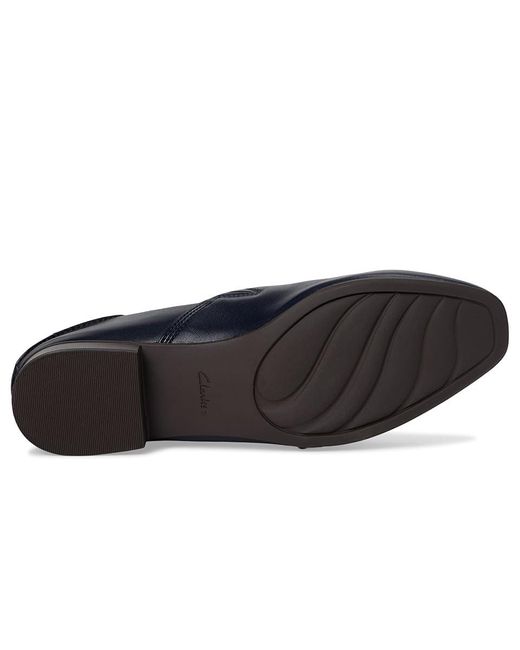 Clarks Blue Juliet Trim Flat Shoes 7 D
