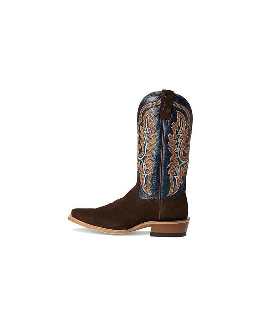 Ariat Black Futurity Relentless Bama Fury Cowboy Boots Chocolate Bison/Royal 9 D for men