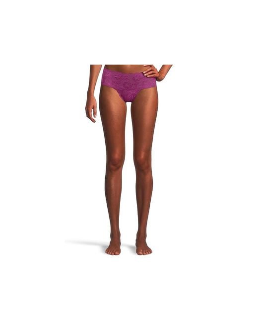 Cosabella Black Never Say Never Comfie Cutie Thong Underwear, Cotton/Elastane/Lace