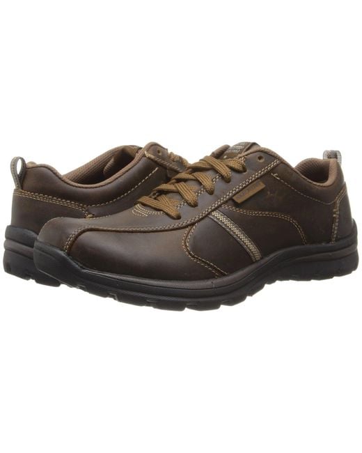 Skechers Relaxed Fit Superior - Levoy in Brown for Men | Lyst