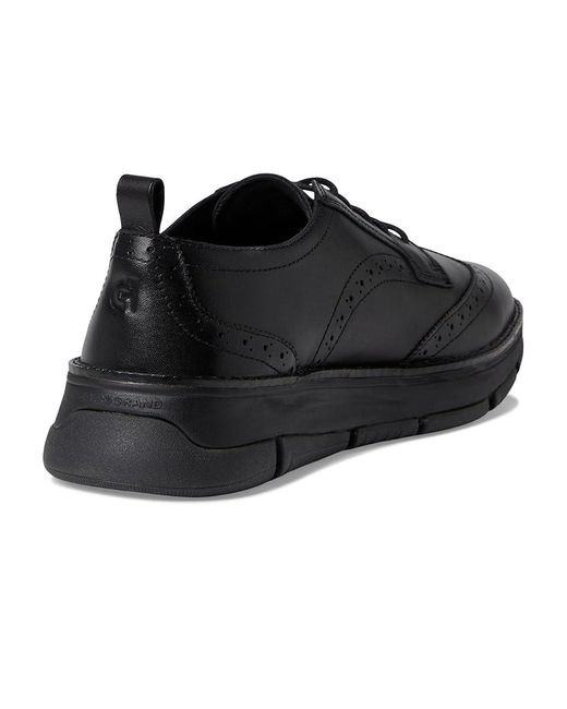 Cole Haan Black Zerogrand Revel Wingtip Oxfords Shoes/ 6 C