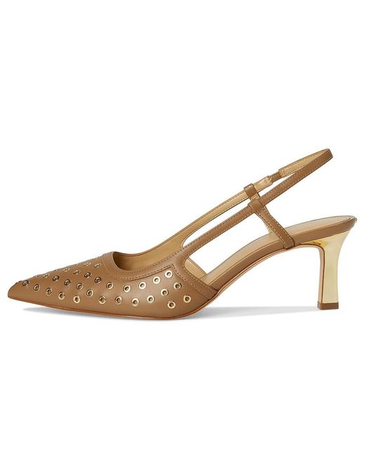 Michael Kors Multicolor Alora Mid Sling High Heels, Synthetic