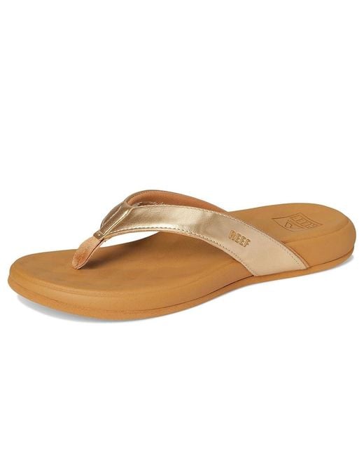 Reef Brown Cushion Melody Sandals 6 B