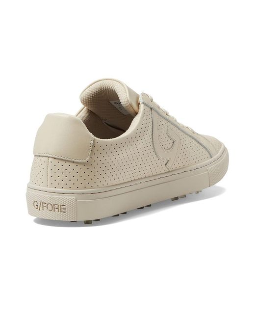 G/FORE Perforated Disruptor Golf Shoes (Stone) Shoes in White for Men ...