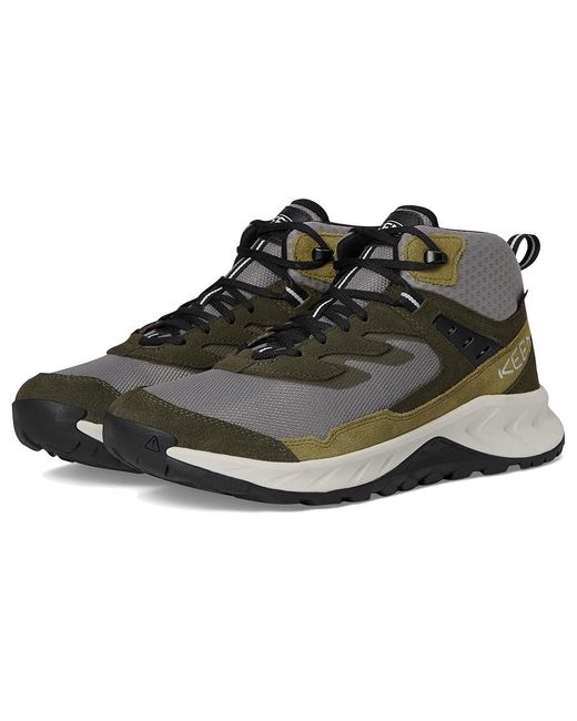 Keen Black Hightrail Waterproof Hiking Boots Hiking Boots Steel/Forest Night 10.5 D for men