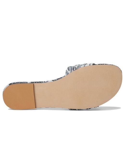 Steve Madden Blue Merla Sandals, Cotton