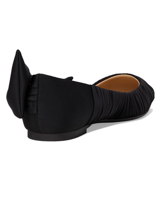 Badgley Mischka Black Valyn Slippers, Silk