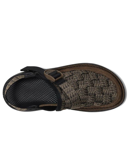 Chaco Black Canyon Woven Clog Lace-Up Boots 8 D for men