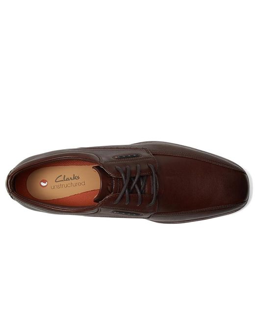Clarks Brown Un Kendric Way Lace Up Wing Tip Shoes 8.5 Ee for men