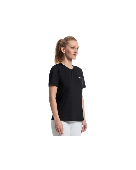 Columbia Black Wild Springstm Short Sleeve Clothing, Elastane/Polyester