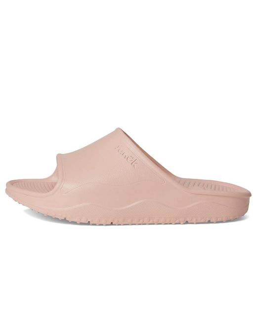 Sanuk Pink Beer Foamie Slide Wedge Shoes 10 B