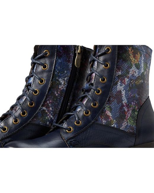 Spring Step Blue Marty-Met ( Multi) Shoes