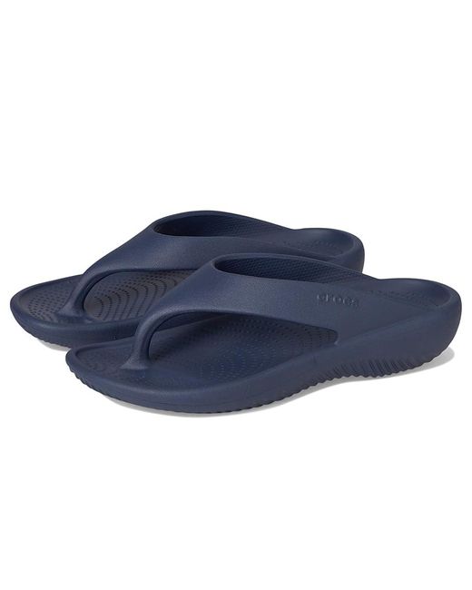 CROCSTM Blue Mellow Recovery Flip Flop Sandals For Literide Comfort Sandals, Synthetic
