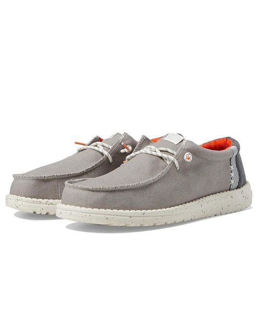 HeyDude Gray Wally Break Hey Day () Lace-Up Boots for men